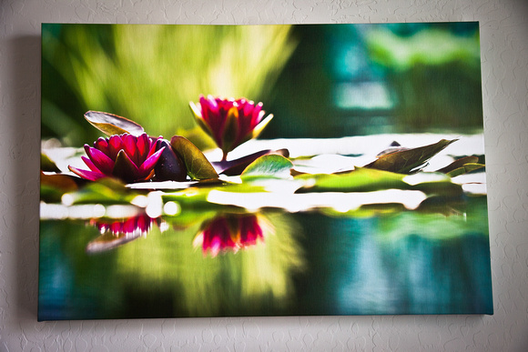 IMAGE: lilies_of_Monet | Canvas Gallery Wrap | 20" x 30" | 1.5" depth reveal