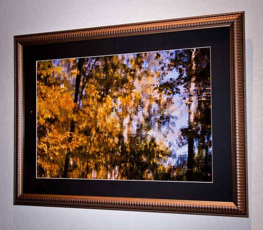 IMAGE: Cezanne's_Dream | 16" x 24" | very large print|pewter ribbed frame|black mat|clear glass
